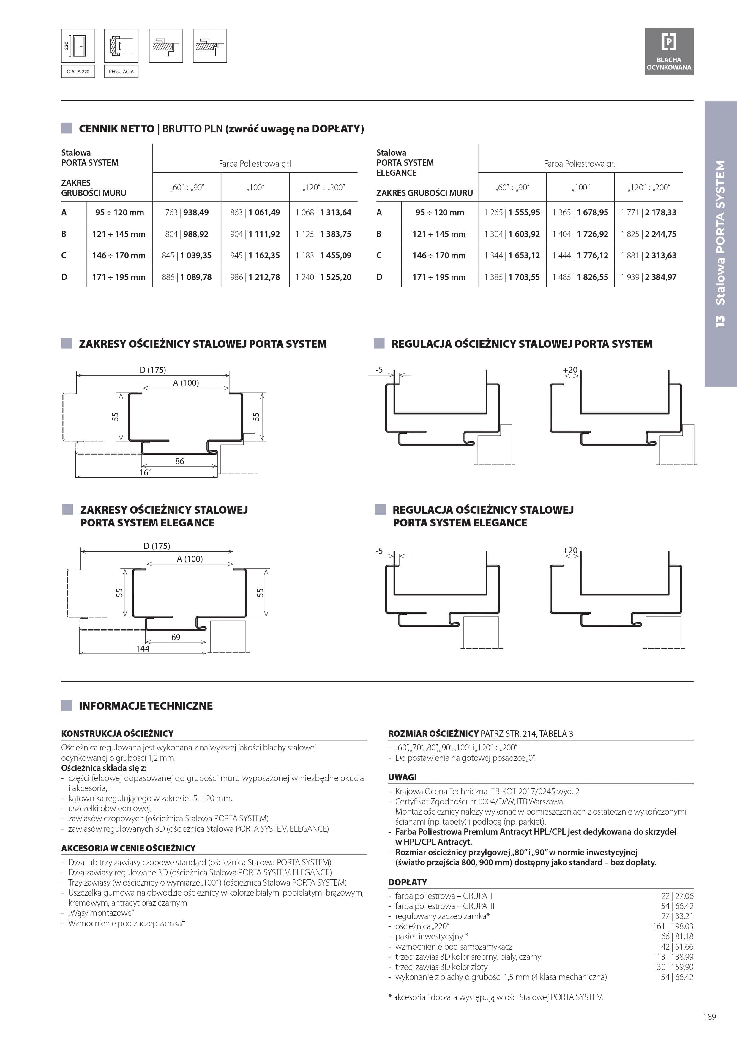 Katalog Porta