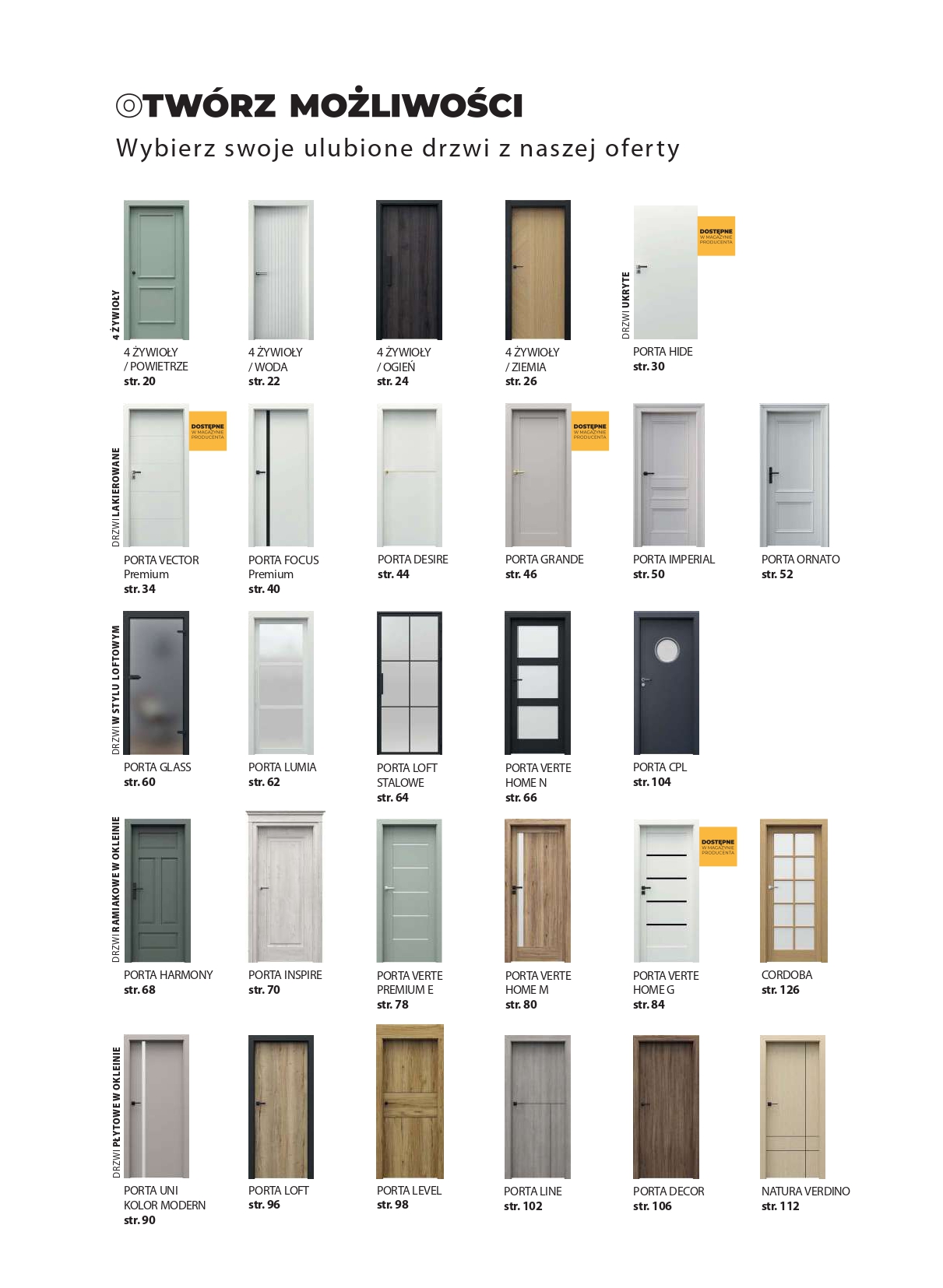 Katalog Porta