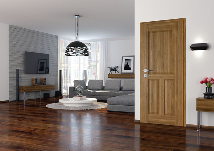 Jasne Drzwi wewnętrzne DRE Lędziny wizualizacja z katalogu