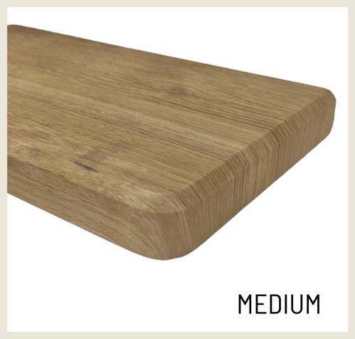 Parapet MDF Lędziny – profil krawędzi Medium, montaż Ronix II